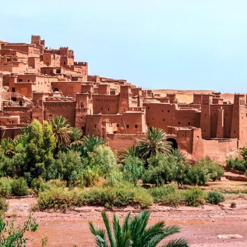 città nel deserto del Marocco